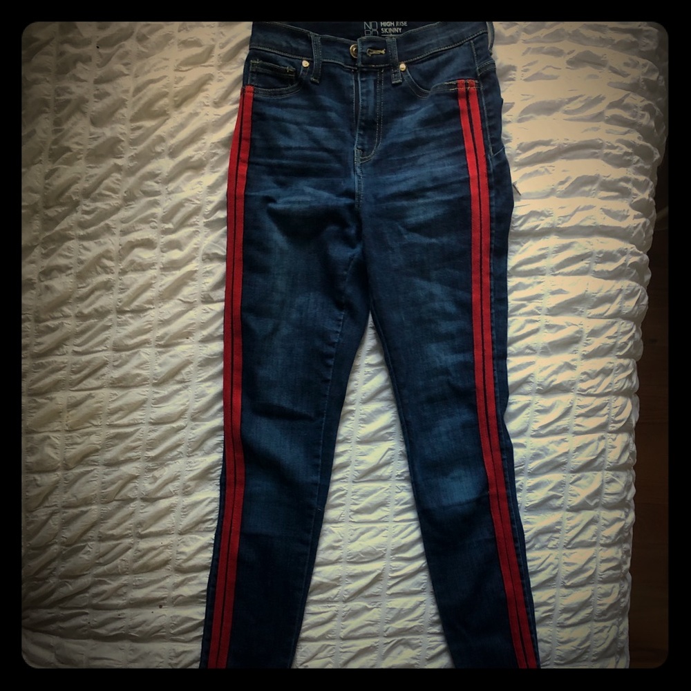 High Waisted Vintage Striped Pants